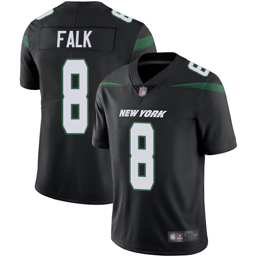 New York Jets Limited Black Men Luke Falk Alternate Jersey NFL Football 8 Vapor Untouchable